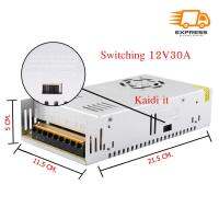 Kaidi it สวิตชิ่ง switch 30A แอมป์ 220V to DC 12V 30A 240W Switching Power Supply Transformer for LED Strip light