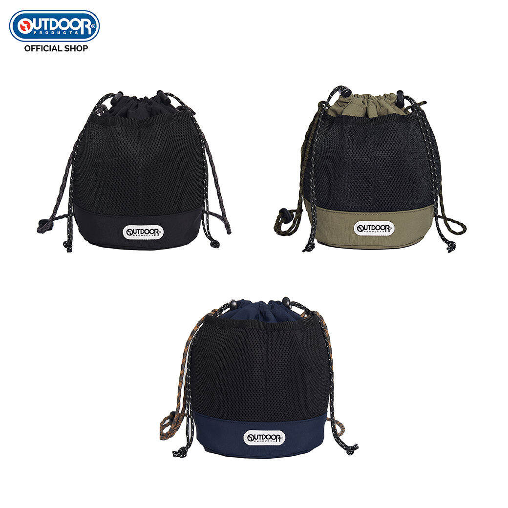 OUTDOOR PRODUCTS (LS BAGS) DRAWSTRING BAG กระเป๋าทรงขนมจีบ