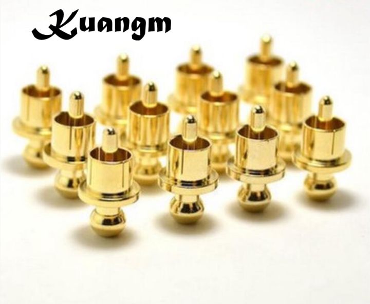 hi-end-8-50pcs-gold-plated-rca-protector-caps-noise-stopper-copper-cap-dust-protector-rca-plug-caps-noise-stopper-shielding-caps