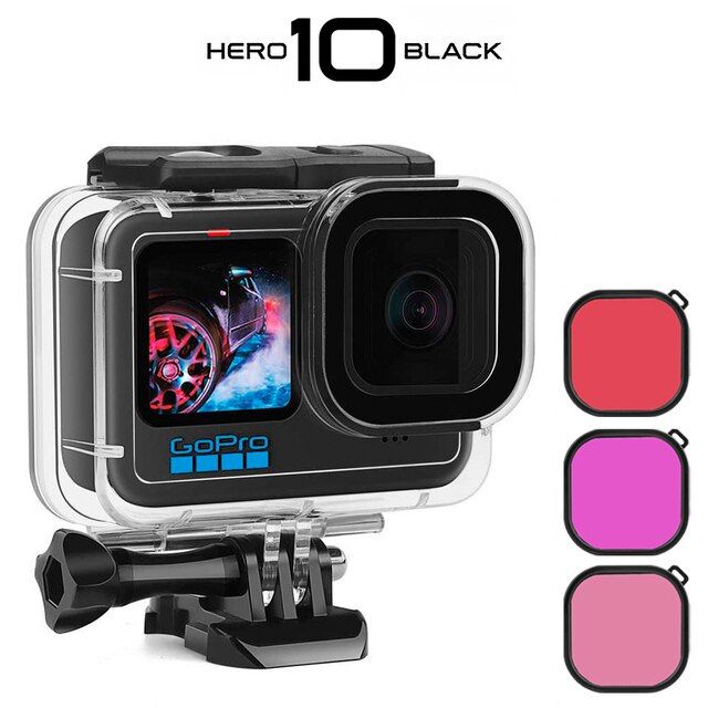 60m-waterproof-case-for-gopro-hero-10-black-protective-diving-shockproof-underwater-housing-shell-cover-color-filter-go-pro-10