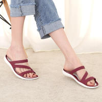 2021 New Fashion Summer Flats Slides Flip Flops Sea Beach Sandals Slippers Non Slip Casual Shoes Women Chausson Femal Black