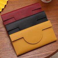 Dompet untuk Wanita Hitam/Kuning/Biru/Merah Muda/Merah Dompet Tempat Kartu Kredit Kulit PU Dompet Panjang Tas Uang Casing Kartu Modis Wanita