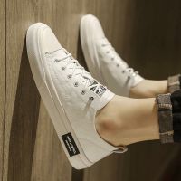 ✇☏❈ Little white mens shoes 2023 new summer breathable all-match casual flat shoes mens slip-on leather shoes sports trendy shoes