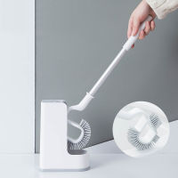 Bathroom Toilet Brush WC Brush TPR Toilet Brush Head with Long Handle and Holder Creative Bathroom Accessories Cleaning Brush