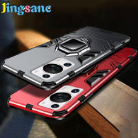 Jingsanc เคสกันกระแทกสำหรับ Huawei P60 Pro/ Huawei,เคส P60พร้อมที่จับ360รถหมุนดูดซับ PC แข็ง + เคสหลังป้องกันกรอบซิลิโคนแบบนิ่ม Huawei P60 P60โปร/Huawei