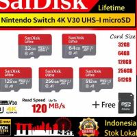 การ์ดหน่วยความจํา &amp;lt;86 นิ้ว | Micro SD 32GB SanDisk Ultra สูงสุด 100Mbps Class 10 682GFDM