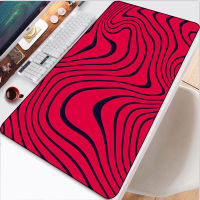 Black Personalized Fashion Mouse Pad Art Pad Notebook Computer Carpet Mat Black and Red Mousepad XXL Gaming Accessories Desk Mat