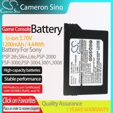 Cameron Sino Batería de 1200mAh para Sony PSP 2th, PSP-2000, PSP-3000,  PSP-3004, PSP Silm (1200mAh)