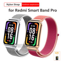 สายไนลอนสำหรับ Redmi Smart Band Pro Breathable เปลี่ยนสายนาฬิกาสร้อยข้อมือสแตนเลสสำหรับ Redmi Band Pro