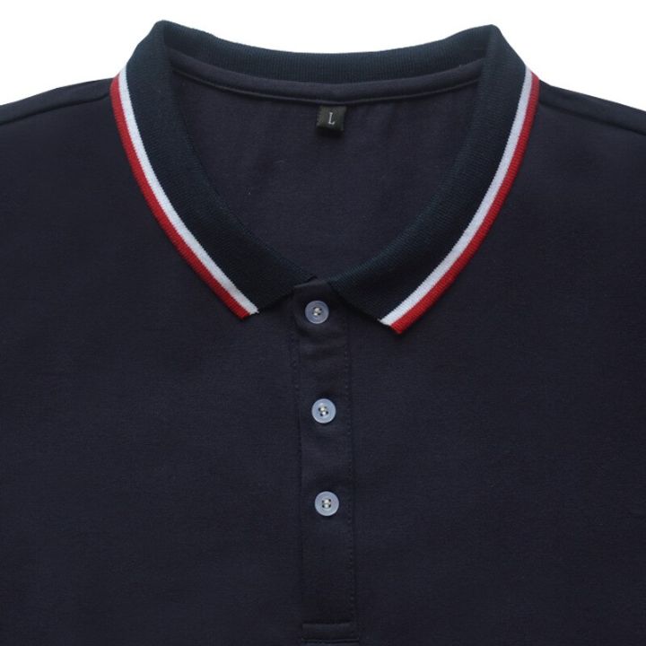hot11-browon-2023-new-cal-mens-tshirts-summer-short-sleeve-turn-down-collar-work-social-t-shirt-for-men-black-t-shirt