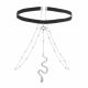 Bohemian Thigh Chain Snake Pendant Leg Chain for Women Multi-layer Metal Chain Fashion Personality Leg Chain Party Jewelry