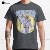 New Skeletor Heman He Man Skeletor Classic T-Shirt Black And White Shirt S-5Xl Cotton Tee Shirt XS-4XL-5XL-6XL