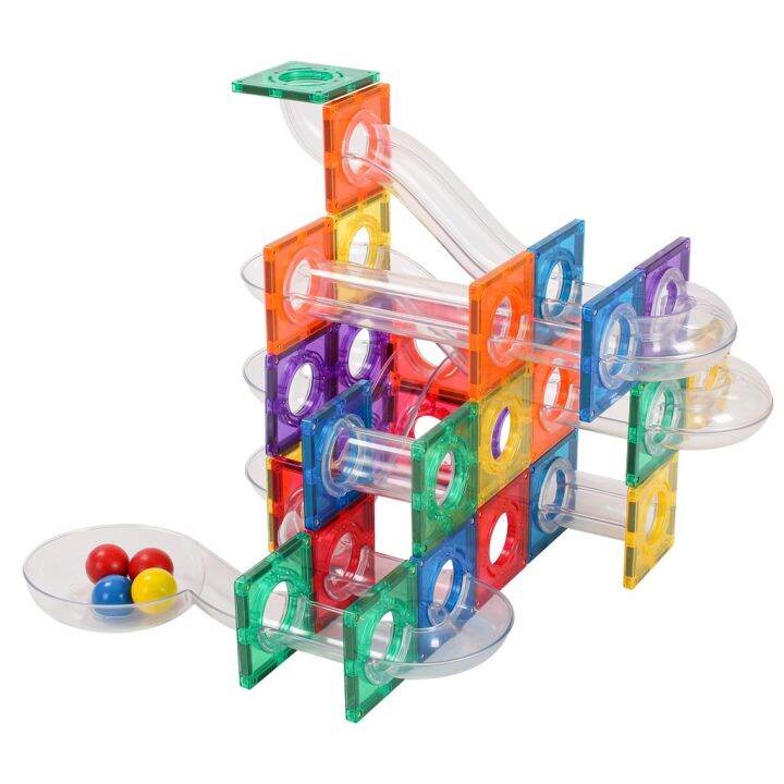 MNTL Marble Run Magnetic Tiles | Lazada Singapore