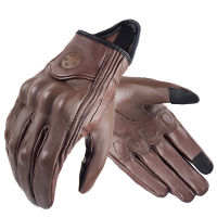 SUOMY Goat Leather Motorcycle Gloves Men Women Motocross Gloves Vintage Bicycle Cycling Mtb Glove Motorcyclist Guantes Moto