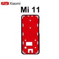 Aocarmo ฝาหลังแบบมีกาวด้านหลังสำหรับ Xiaomi 10 11 11T Pro 11กาวสติ๊กเกอร์ฝาหลังแบบพิเศษสำหรับอะไหล่ทดแทน Mi 10 11Lite