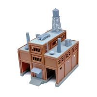 Outland Models Railroad Layout Large Factory with 2-Sided Loading Dock 1:160 N Scale