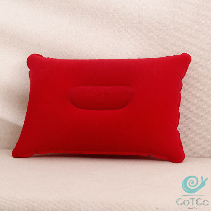 gotgo-หมอนเป่าลม-หมอนพกพา-หมอนหนุนหลัง-หนุนนอน-inflatable-pillow