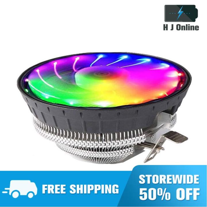 เคส-pc-พัดลม1800rpm-เงียบ-rgb-ไฟ-led-แล็ปท็อปหม้อน้ำ-cpu-พัดลมระบายความร้อนสำหรับ-intel-lga-amd-1150