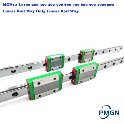 1pcs 12mm Linear Guide MGN12 L 100 200 300 400 500 600 700 800 900 1000mm Linear Rail Way Only Linear Rail Way For Cnc Machine