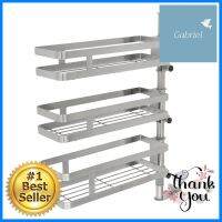 ชั้นวางในครัวสเตนเลสปรับหมุนได้3ชั้นTinySTAINLESS STEEL RORATING WALL SHELF KECH TINY 3-TIER **ขายดีที่สุด**