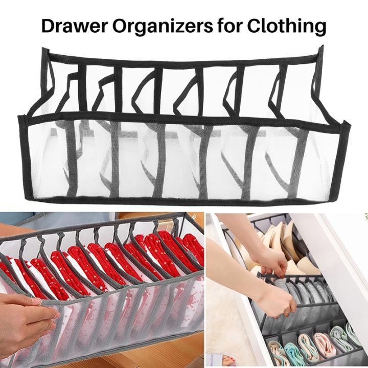 4pcs-wardrobe-storage-organiser-jeans-compartment-storage-box-closet-foldable-drawer-clothes-organizer-mesh