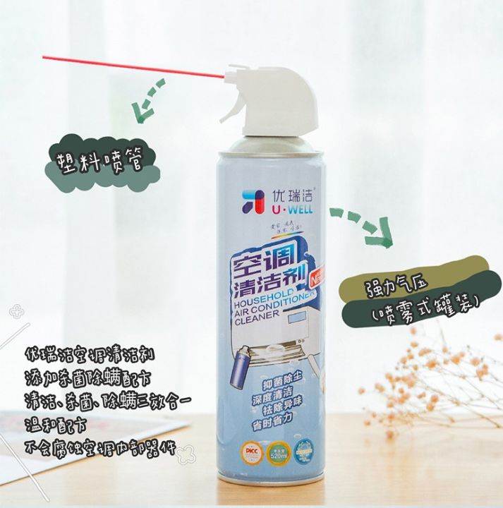 น้ำยาล้างแอร์เย็น-ล้างแอร์-ชนิดโฟมไม่ต้องล้างน้ำ-ขายดีมากในญี่ปุ่น-เกาหลี-สเปรย์โฟมล้างแอร์-500ml-แถมผ้าใบ-แผ่นกรอง-pm2-5