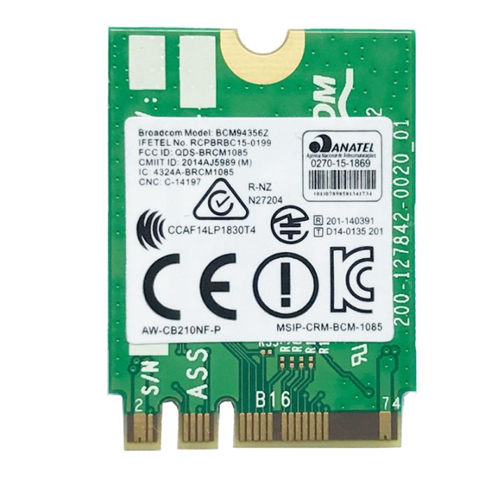dual-band-ac1200m-bcm94356z-ngff-m-2-wifi-bluetooth-4-1-wlan-m-2-802-11ac-867mbps-2-4g-5ghz-mini-wireless-network-card