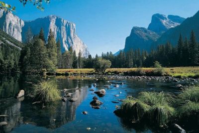 Yosemite Valley อุทยานแห่งชาติโยเซมิ California Photography โปสเตอร์ภาพพิมพ์ศิลปะเครื่องตกแต่งฝาผนังสุดเจ๋ง
