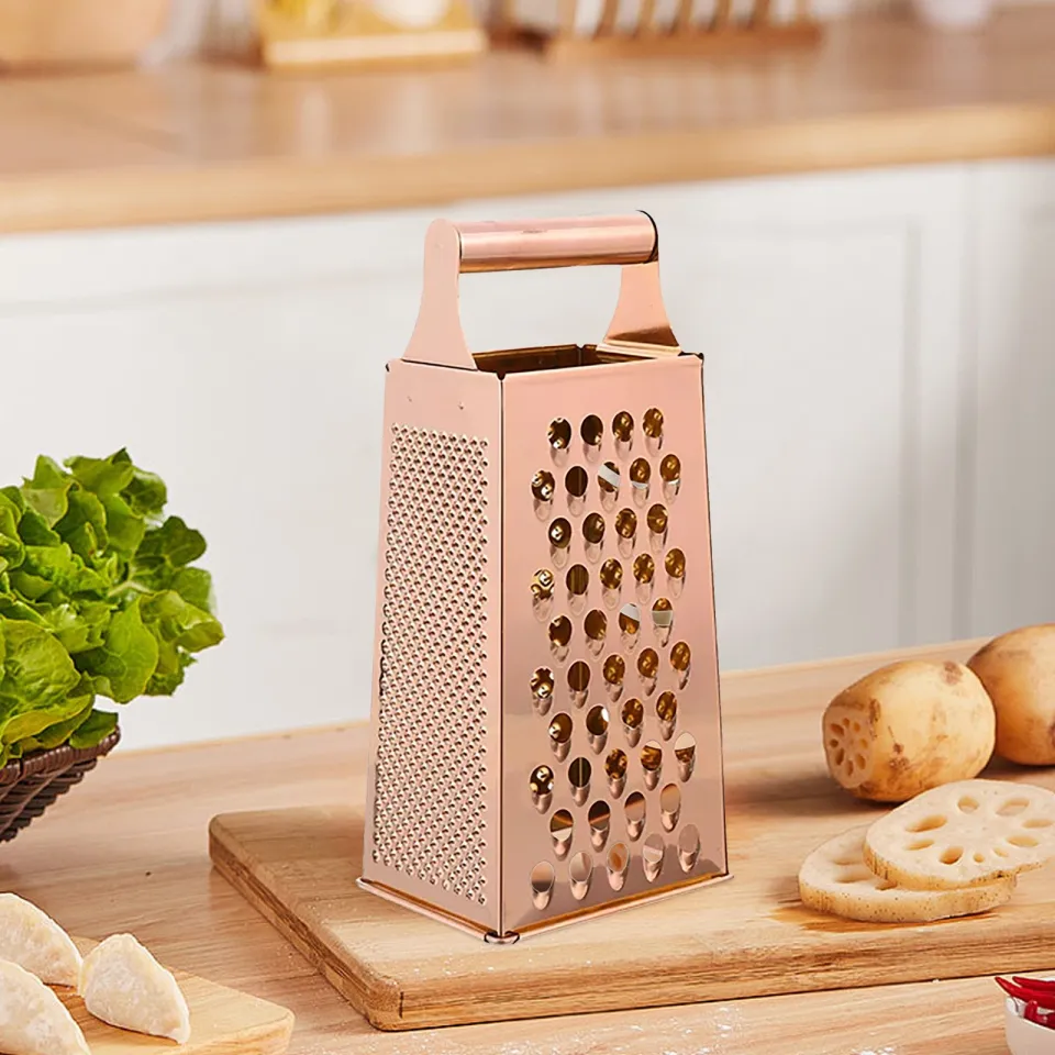 Grater Cheese Box Slicer Kitchen Steel Stainless Vegetable Shredder Garlic  Graters Boxed Food Grader Crusher Cheese Grater Attachment for Kitchen Aid