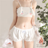 Womens Sleepwear Sets Kawaii Pajama Set Two Piece Set Summer Cute Camis and Shorts Lovely Cat Homewear Suit Ladies Pajamas