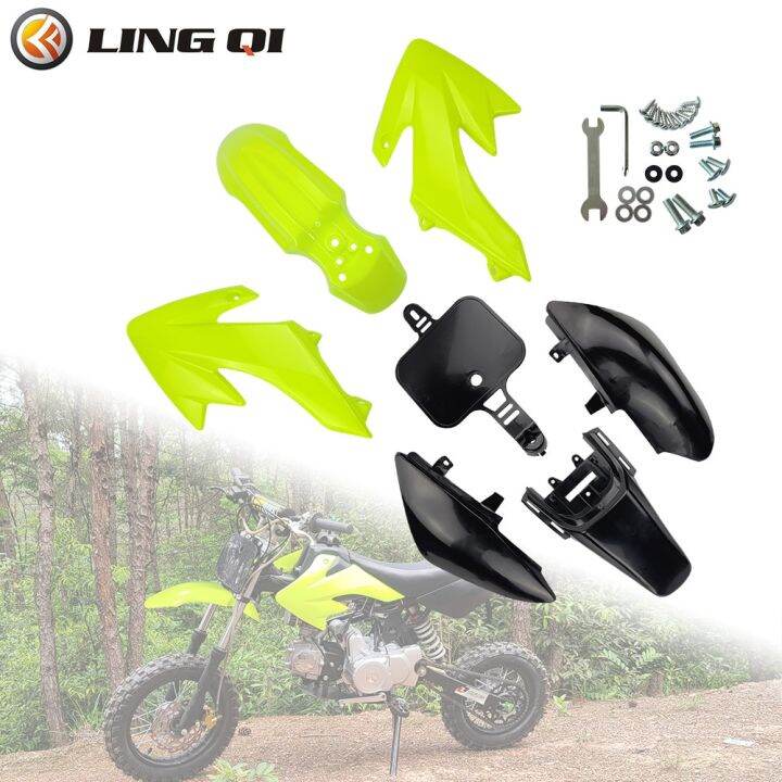 Jodriva Plastic kuip bodykits geschikt for CRF50 XR50, CRF 50 Pit Dirt Motor Trail Bike 50cc 70cc 90cc 110cc 125cc 140 Motorfiets kuipset(Yellow with white Jodriva Plastic kuip bodykits geschikt for CRF50 XR50, CRF 50 Pit Dirt Motor Trail Bike 50cc 70cc 90cc 110cc 125cc 140 Motorfiets kuipset(Yellow with white