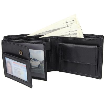 （Layor wallet） กระเป๋าสตางค์หนังแท้ผู้ชายพร้อมกระเป๋าใส่เหรียญวินเทจกระเป๋าสั้นสำหรับชาย Carteira Masculina ผู้ถือบัตรซิปกระเป๋าเงิน