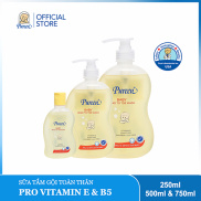 Sữa tắm gội toàn thân Pureen Pro Vitamin E & Vitamin B5 250ml 500ml 750ml