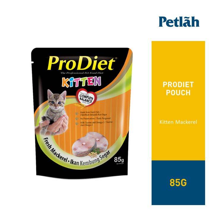 ProDiet Pouch Cat Food 85g Lazada
