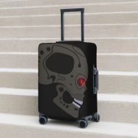 Terminator T800 Skull Suitcase Cover Film Flight Business Strectch Luggage Case Protector