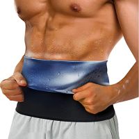 【LZ】 Aparador De Cintura De Sauna Para Perda De Peso Envoltório De Barriga Cinto De Emagrecimento Faixa De Suor Treinador Abdominal Body Shaper Controle De Barriga Treino Esporte