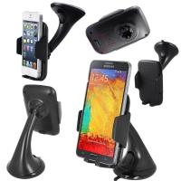 Car Mobile Phone Holder Universal Mount Windscreen Dashboard Various Colours NEW