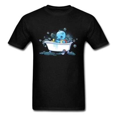 Bath Time Tshirt Mens Turtle Rubber Duck T Shirt Man Tees Fathers Lovely Gift Clothes Cotton Tshirt
