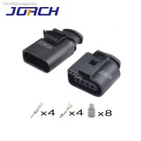 卍 1 set 4 Pin way 1.5mm Auto Temp sensor plug waterproof Electrical Wire connector for VW car truck 1J0973804 1J0973704