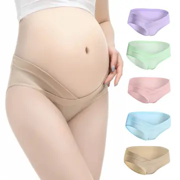 Low Waist Modal Maternity PantiesPregnant Underwear Pregnancy Boyshorts  V-shaped Belly Support Maternity Briefs