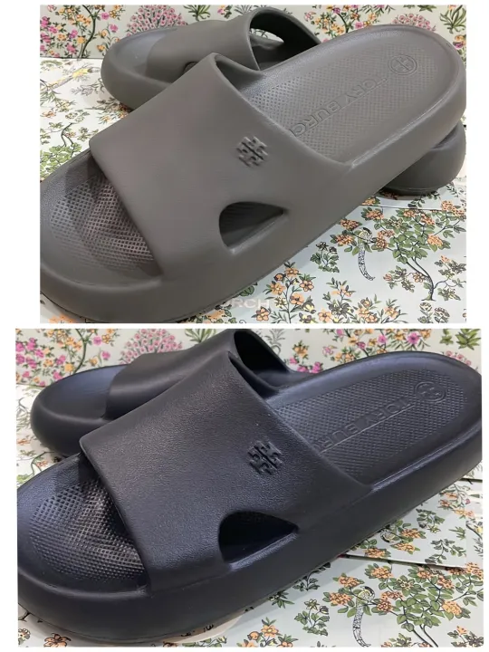 พร้อมส่ง ?Sale 3199? ถูกฝุดๆ รองเท้า Tory Burch Shower slides 88900  มีดีเทลโลโก้แบรนด์ เรียบหรูดูดี มีคลาส น้องนุ่มเฟร่อ ใส่สบายเท้ามากแม๊ |  