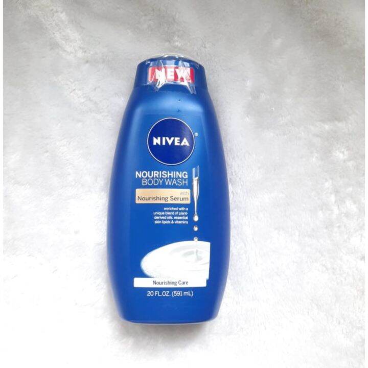 NIVEA Nourishing Care Body Wash with Nourishing Serum 20oz/591ml