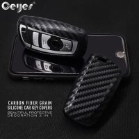 Ceyes เคสสติกเกอร์คาร์บอนไฟเบอร์รถแต่งรถยนต์ Bmw 1 3 5 7 F10 F20ชุด F30แต่งรถ