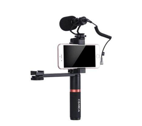 comica-cvm-vm10-k4-full-metal-mini-compact-on-camera-cardioid-directional-shotgun-video-microphone-kit-รับประกันศูนย-1ปี