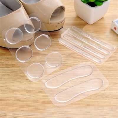 3 Styles / set Women Strip Heel Stick Foot Care Insoles Inserts Cushion Silicone Gel Pads Grips For Shoes Liner  Feet Protector Shoes Accessories