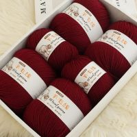 【CW】 Fluff Yarn 1 Roll Useful Thickness Color  Colorfast Crochet Hand knitted for