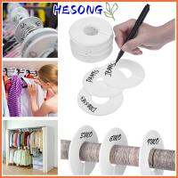 HESONG 5/10PCS ใหม่ ขนาดเครื่องหมายแหวน ว่างเปล่า งานฝีมือ DIY เครื่องประดับเสื้อผ้า ตัวแบ่งขนาดเสื้อผ้า แท็กเสื้อผ้า ออแกไนเซอร์ที่แขวน ไม้แขวนเสื้อกลม