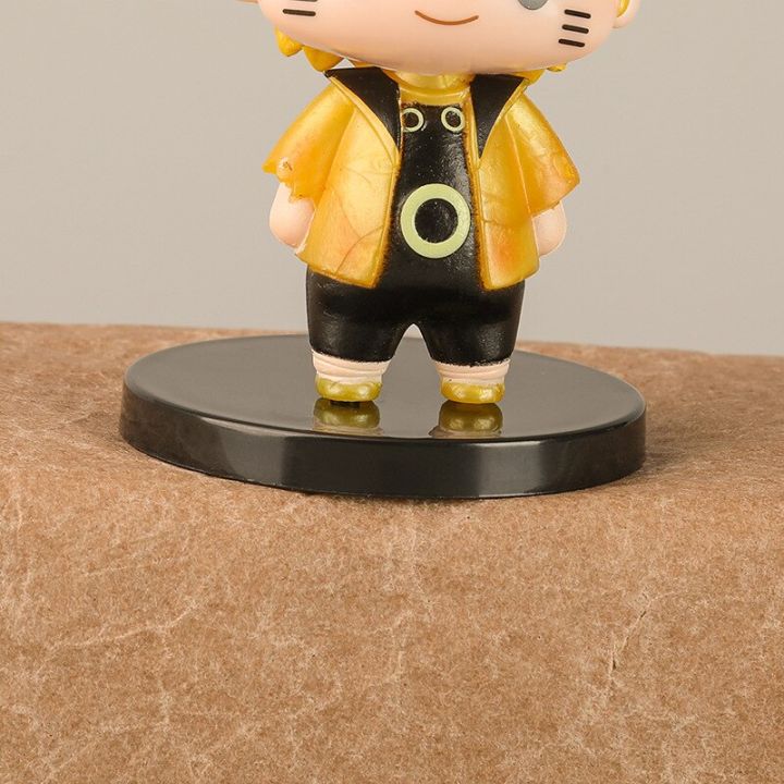 6ชิ้นนารุโตะอุซุมากินารุโตะหุ่นของเล่นตั้งโต๊ะของเล่น-namikaze-minato-ฮิูก้าฮินาตะของเล่นฟิกเกอร์ของขวัญตุ๊กตาแต่งลาย