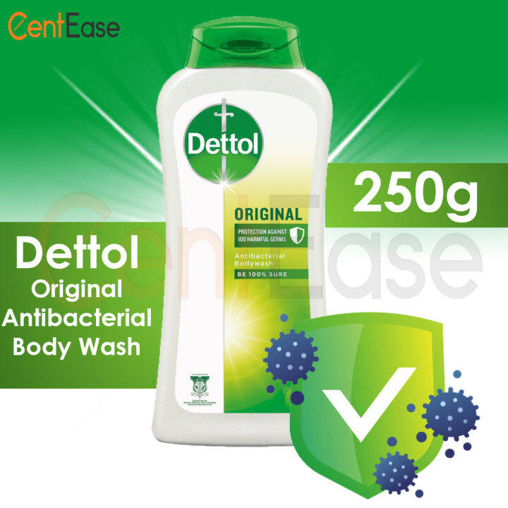 Dettol Antibacterial Body Wash Shower Gel 250g Original Lazada