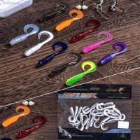 ✜♟ Goture 20Pcs/Lot Soft Fishing Lure Set PVC Swimbait Worm Bait 50mm 1.19g Artificial Baits for Bass Trout Crappie Panfish Fishing